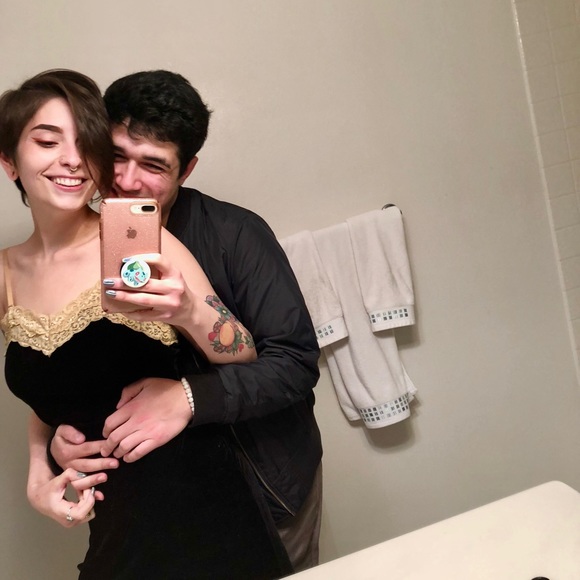 ✨Black Velvet Slip Dress✨ - Picture 5 of 5